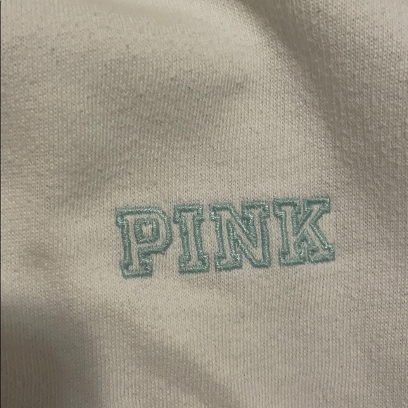 White Pink track suit (crew neck and sweat pants) - Picture 4 of 8